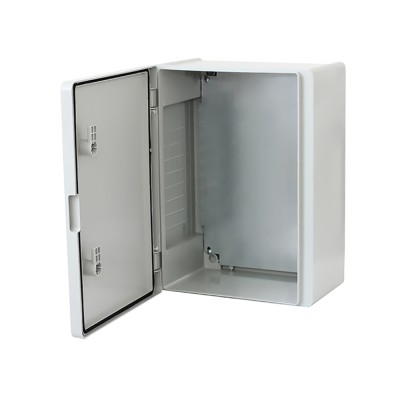 Щит ERKA 025 500 x 600 x 230 мм з монтажною панеллю і опаловими дверцятами