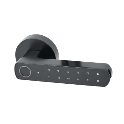 Умный дверной замок ATIS Lock BT-100-T Black с доступом по отпечатку пальца и поддержкой Tuya Smart