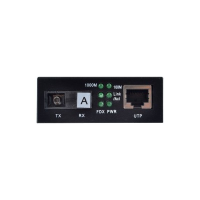 Медіаконвертер FoxGate EC-Q-1G-1SM-1310nm-20 км