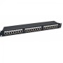 Патч-панель CMS 19" 24xRJ-45 FTP, кат. 5e с организатором кабеля