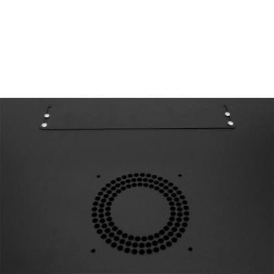 Шафа серверна SteelNet 4U 600 x 350 для мережевого обладнання (скло, чорний)