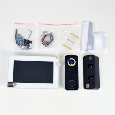 IP-комплект домофона Bas-IP BAS KIT AV-06 black + AZ07LL white