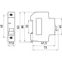 Автоматичний вимикач Lightwell MCB 1P 25A (DZ47-63 C25)