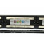 Патч-панель CMS 19" 24хRJ-45 UTP, кат. 5e c организатором кабеля