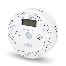 Датчик диму та чадного газу ATIS 400CO з LCD-дисплеєм і підтримкою Tuya Smart