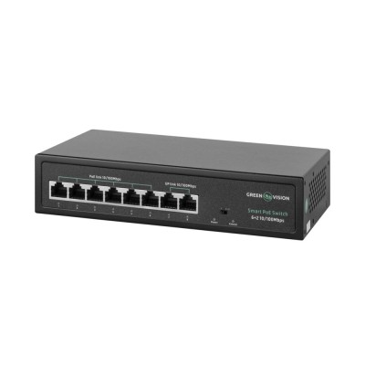 Коммутатор сетевой GreenVision POE GV-015-D-06+2P