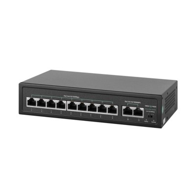 Комутатор мережевий GreenVision POE GV-016-D-09+2P