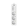 Мережевий фільтр Logicpower PREMIUM LP-X3 USB 4 м White (2200Вт)