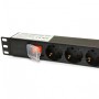 Сетевой фильтр Kingda (KD-GER(16)N1008WKPDY30W19A) черный, 8 розеток с выключателем, длина кабеля 1.8 м
