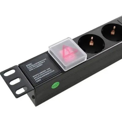 Сетевой фильтр Hypernet SPP8 8 розеток с кабелем 1.8 м 19'' с выключателем