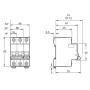 Автоматичний вимикач Lightwell MCB 3P 25A (DZ47-63 C25)