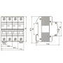 Автоматичний перемикач Lightwell JXQ5-125/2P для DIN-рейки