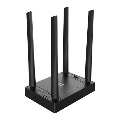 Бездротовий маршрутизатор Netis N5 AC1200, 1xFE WAN, 2xFE LAN, USB 2.0 для 3G/4G модемів, 4 зовнішні антени