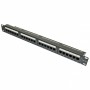 Патч-панель CMS 19" 24хRJ-45 UTP, кат. 5e c организатором кабеля