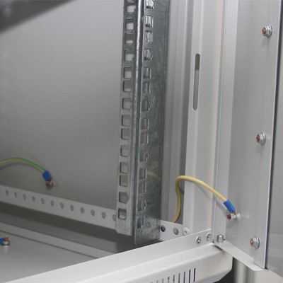 Шафа серверна SteelNet 4U 600 x 450 для мережевого обладнання (скло, сірий)