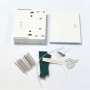 Абонентська розетка/бокс LW FTTH, для 4xSC simplex/ LC duplex прохідна