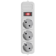 Мережевий фільтр Maxxter SPM3-G-10G, 3 м кабель, 3 розетки