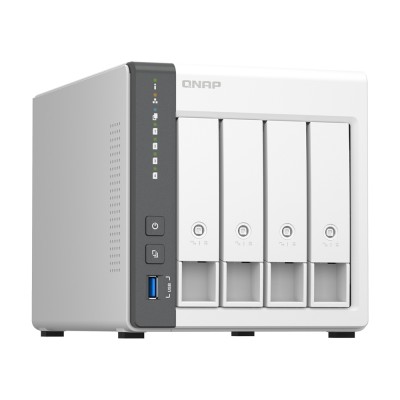 Система хранения данных QNAP TS-433-4G с 4 отсеками для дисков, 4 ГБ DDR4, настольное исполнение – фото, отзывы, характеристики в интернет-магазине ZAHYST | Купить в Украине: Киеве, Харькове, Днепре, Одессе, Запорожье, Львове