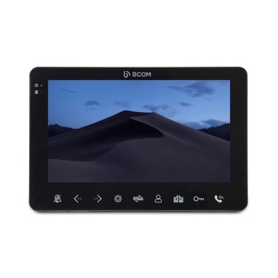 Комплект відеодомофона BCOM BD-780M Black Kit: відеодомофон 7" з детектором руху і відеопанель