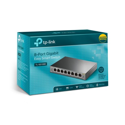 Комутатор TP-Link TL-SG108E Easy Smart 8-портовий гігабітний керований