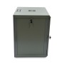 Шафа серверна SteelNet 12U 600 x 450 для мережевого обладнання (скло, сірий)