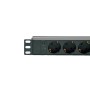 Сетевой фильтр Kingda KD-GER(16)N1009WKPB19A-C14 9 розеток 19"