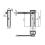 Автоматичний шлагбаум BFT GIOTTO BT B ULTRA 36 KIT зі стрілою 6 м