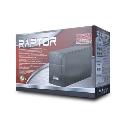 Джерело безперебійного живлення Powercom RPT-1000AP Schuko 1000ВА / 600Вт лінійно-інтерактивне