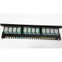 Патч-панель CMS 19" 24xRJ-45 FTP, кат. 5e с организатором кабеля