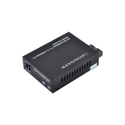 Медіаконвертер FoxGate EC-Q-1G-1SM-1310nm-20 км