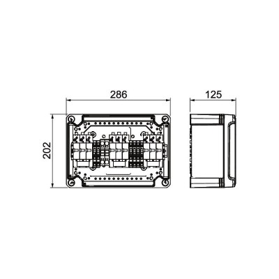 Коробка підключення генератора Тип І+ІІ з 3 MPP трекером, 900V DC (5088420)
