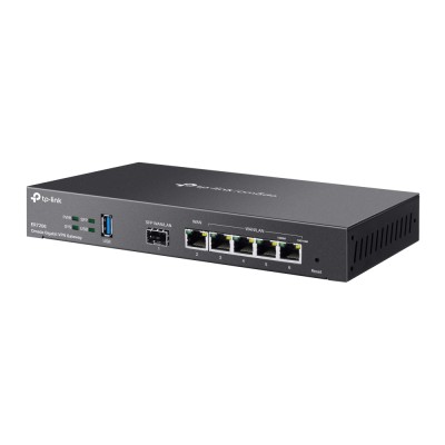 Мультисервісний маршрутизатор TP-LINK ER7206 2xGE LAN, 1xGE WAN, 2xGE LAN, 1xSFP
