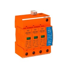 Обмежувач перенапруг OBO Bettermann Тип I+II V50-B+C 3+NPE+FS (5093662)