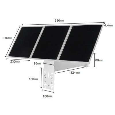 Автономне джерело живлення Full Energy SBBG-125 із сонячною панеллю і вбудованим акумулятором