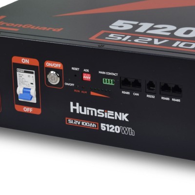 Аккумулятор LiFePo4 HS48V100AH10 51.2В 100А·ч (3U) 5.12кВт·ч