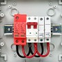Солнечная PV распределительная коробка LQX1/1DC500VB1-1532-PG, DC 500В 1 вход 1 выход, с молниезащитой