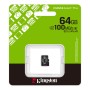 Карта пам'яті microSDXC Kingston 64Gb Canvas Select Plus Gen3 class 10 А1 UHS-I (SDCS3/64GBSP)