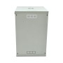Шафа серверна SteelNet 18U 600 x 600 для мережевого обладнання (скло, сірий)
