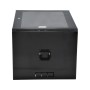 Шафа серверна SteelNet 18U 600 x 600 для мережевого обладнання (скло, чорний)