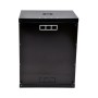 Шафа серверна SteelNet 18U 600 x 600 для мережевого обладнання (скло, чорний)