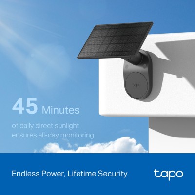 Комплект розумної бездротової камери TP-LINK TAPO C411 KIT 2K QHD та сонячної панелі