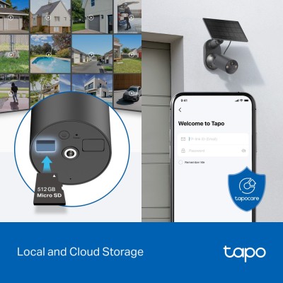 Комплект розумної бездротової камери TP-LINK TAPO C411 KIT 2K QHD та сонячної панелі