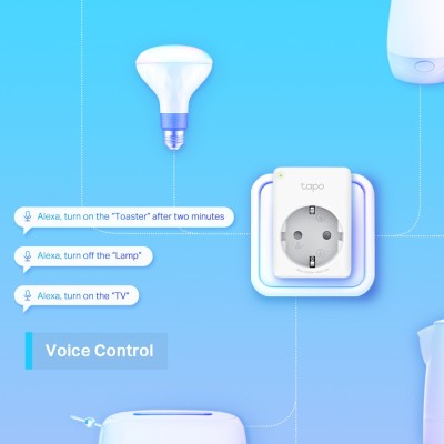 Смарт-розетка TP-LINK Tapo P100 4 шт/пак N300 BT 10A (TAPO-P100-4-PACK)