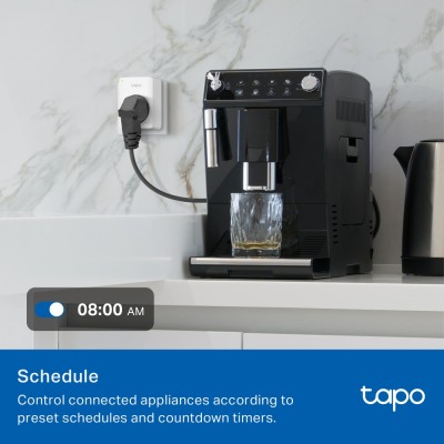 Розумна розетка компактна TP-LINK Tapo P100M N300 BT 10A