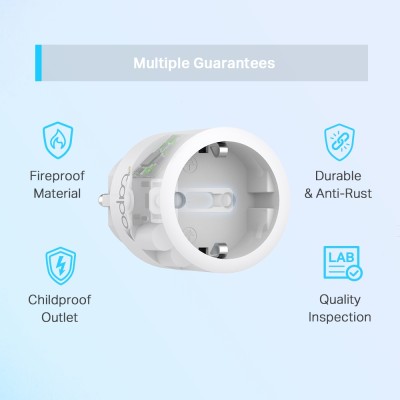 Смарт-розетка TP-LINK Tapo P115 N300 16A (TAPO-P115-1-PACK)