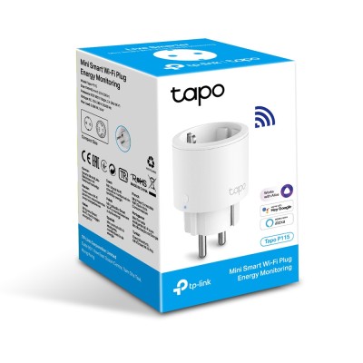 Смарт-розетка TP-LINK Tapo P115 N300 16A (TAPO-P115-1-PACK)
