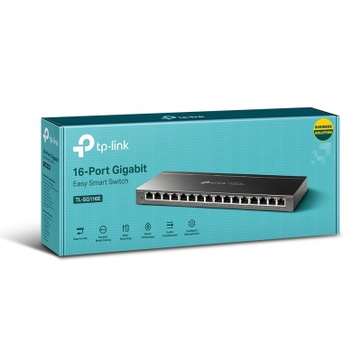 Комутатор TP-Link TL-SG116E Easy Smart 16-портовий гігабітний керований
