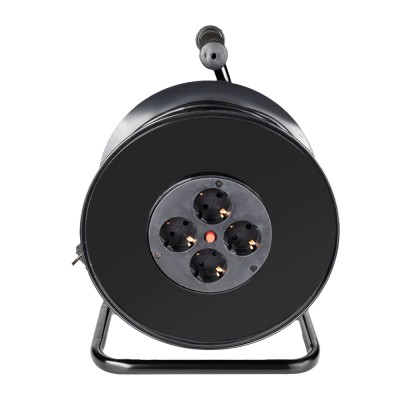 Удлинитель на катушке LP 50м (ПВС 3*1,5), 4 гнезда с заземляющим контактом до 3.5 кВт