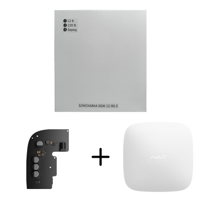 Блок безперебійного живлення Блискавка ББЖ 12-90-3 15А для Ajax Hub (4G), Hub 2 (2G), Hub 2 (4G), Hub 2 Plus, ReX 2