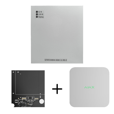Блок безперебійного живлення Блискавка ББЖ 12-90-3 5А для Ajax NVR (8ch), NVR (16ch), NVR DC (8ch), NVR DC (16ch)